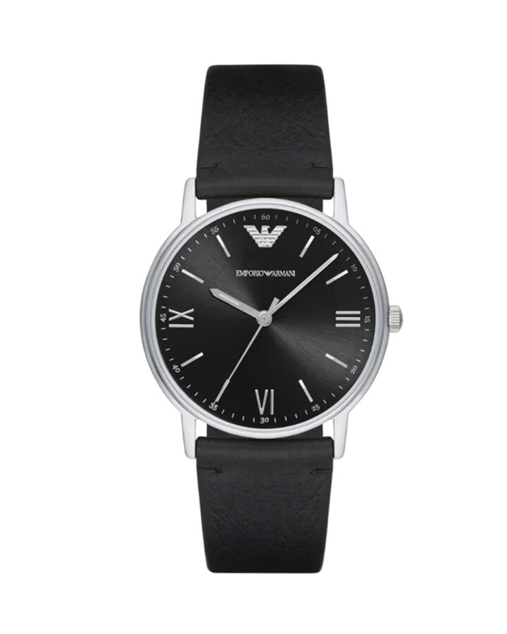 Emporio Armani Kappa Black Quartz Watch