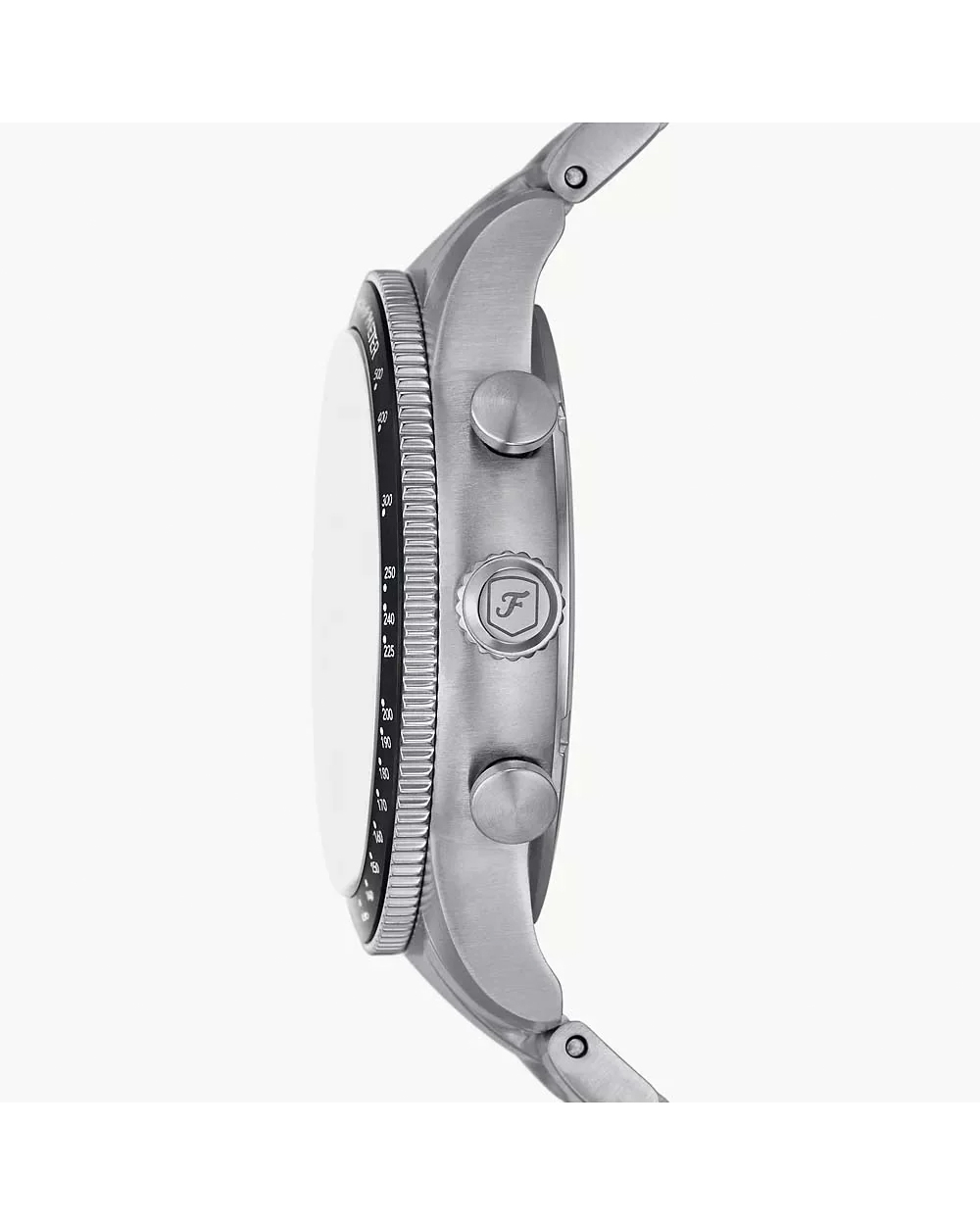Fossil Sport Tourer Black Chronograph Stainless Steel Watch
