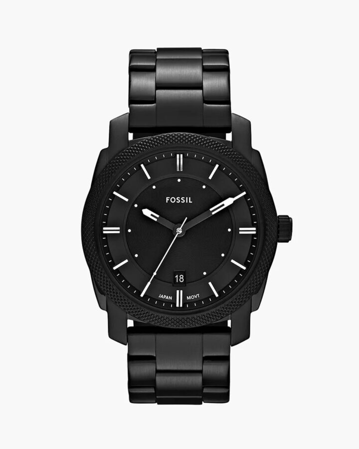 Fossil Machine Black Stainless Steel Watch
