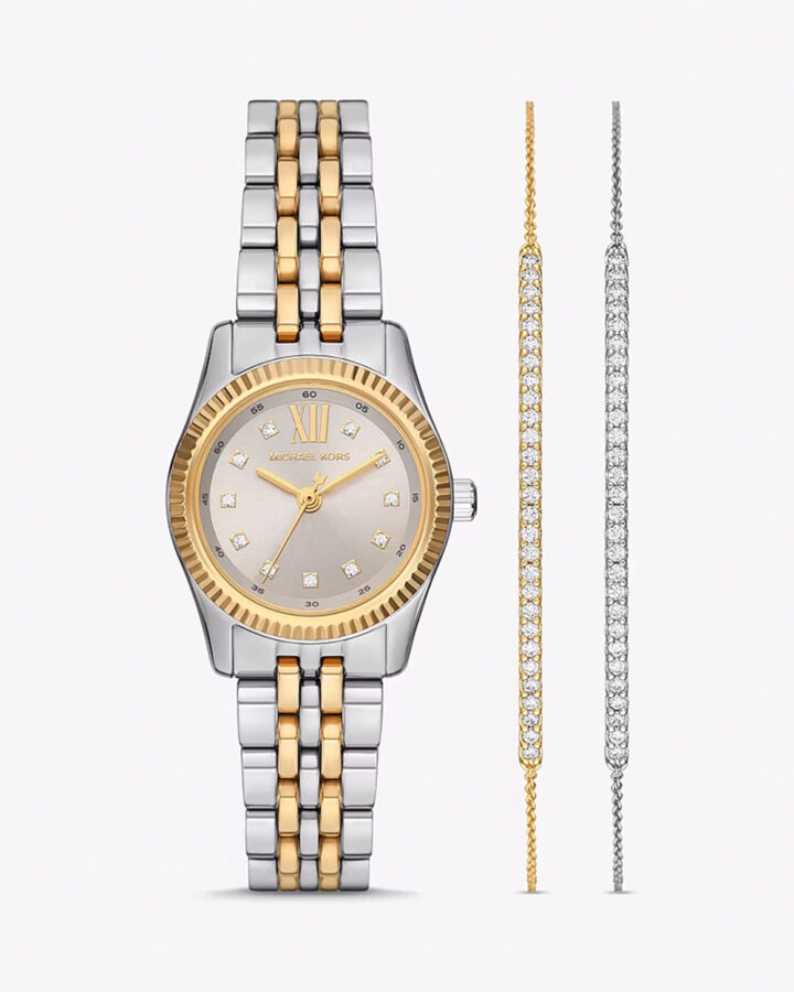 Michael Kors Lexington two-tone Silver And Golden