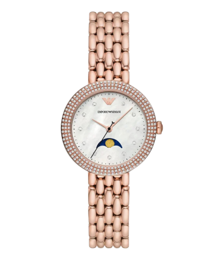 Emporio Armani Rosa Moonphase Quartz Women's Watch
